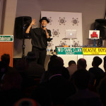 Martha Diaz, hosting the Hip-Hop Education Center’s “Extra Credit’ Awards (Photo: Terrence Jennings)