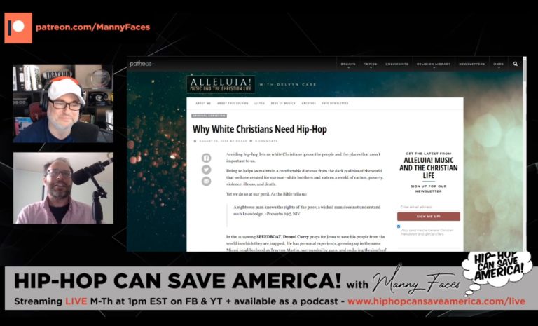 'Why White Christians Need Hip-Hop' with Delvyn Case