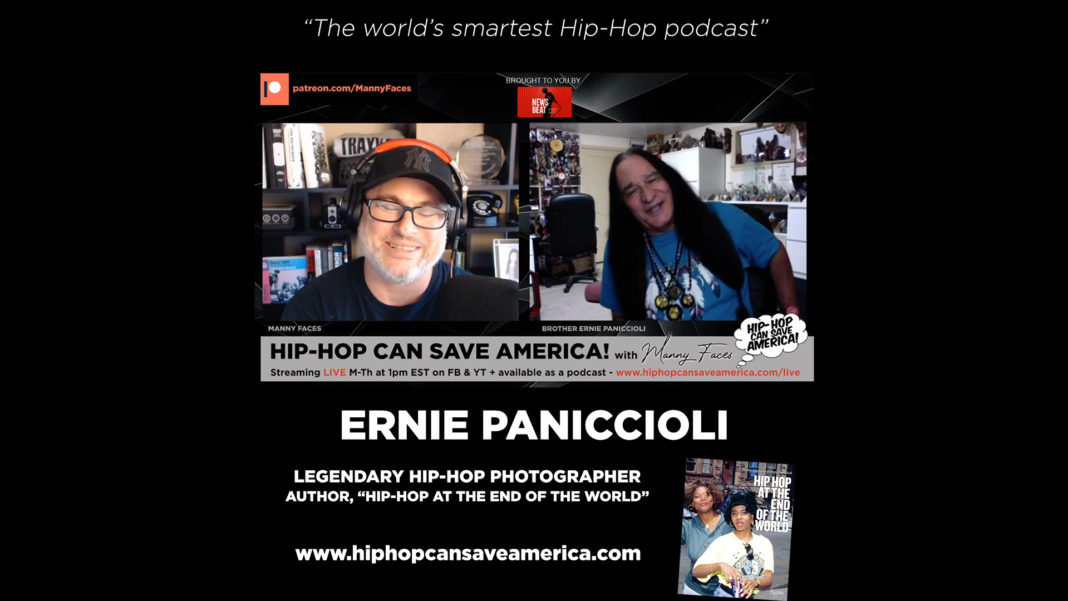 Ernie Paniccioli interview on Hip-Hop Can Save America podcast