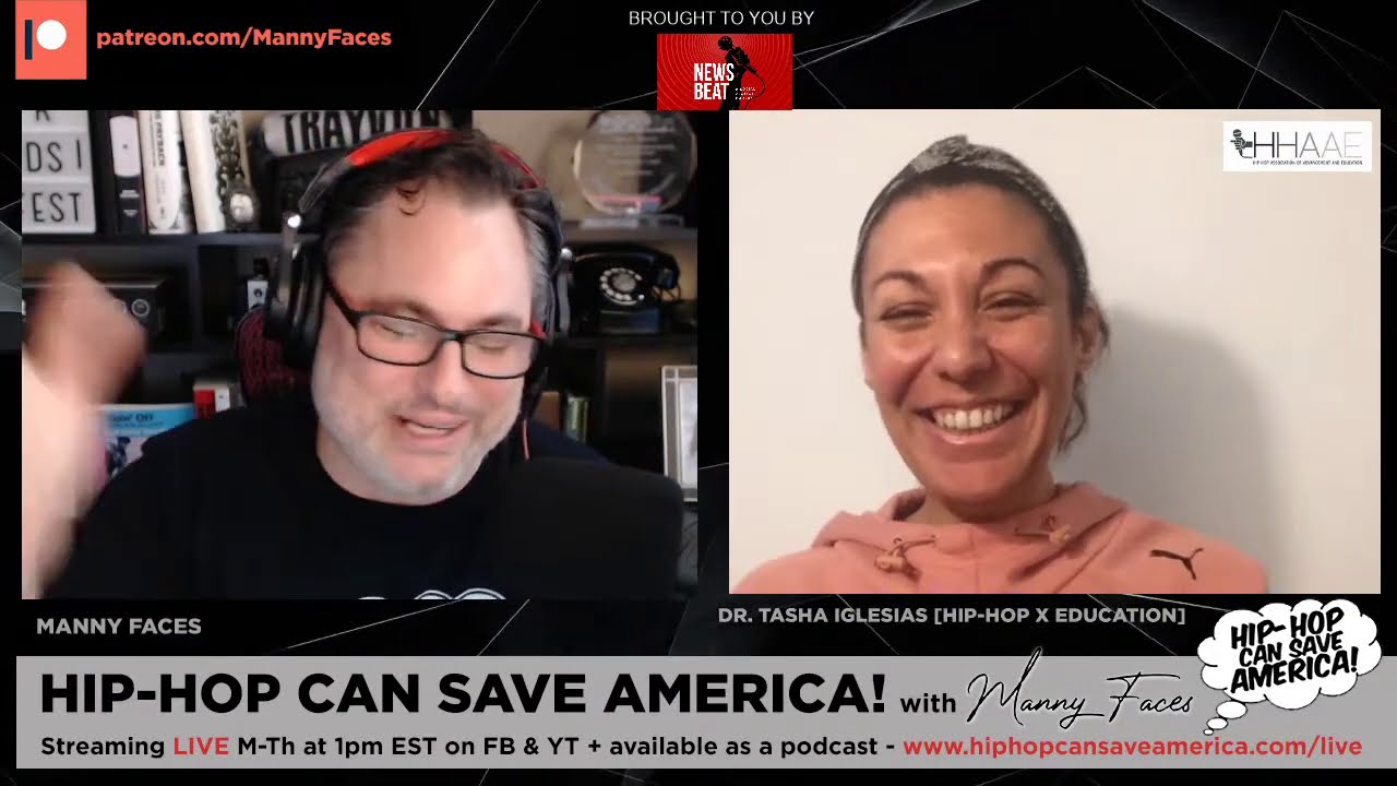 Dr. Tasha Iglesias interview on Hip-Hop Can Save America podcast