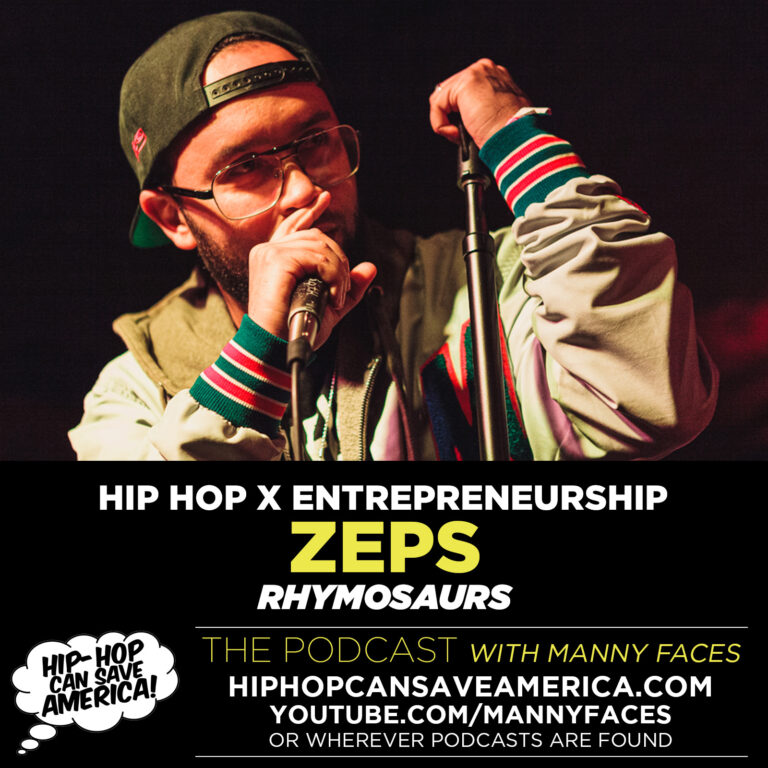Hip Hop, Entrepreneurship & Rapping Dinosaurs w/ Zeps, Creator of Children’s Books “Rhymosaurs”